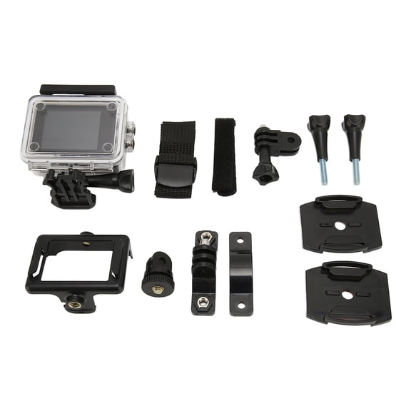 Waterproof 1080P Action Camera, 2.0 Inch HD Screen, 131ft Underwater Sports Cam