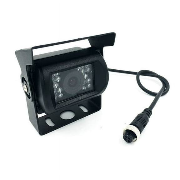 Waterproof 18 LED Car Rear View Reversing Parking Backup Camera IR Night Vision for 12V 24V Bus Truck Van(B)