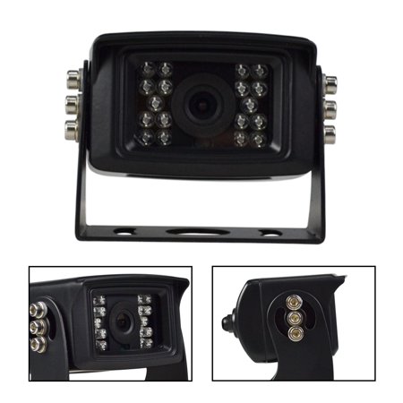 Waterproof 18 LED IR Rear View Reverse Backup Camera Night View For Bus Truck RV B