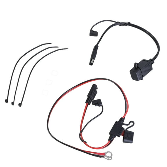 Waterproof 2.1A USB Port Kit for Car and Motorcycles Automatic Battery Charger SAE to USB Adapter with Dustproof Cover