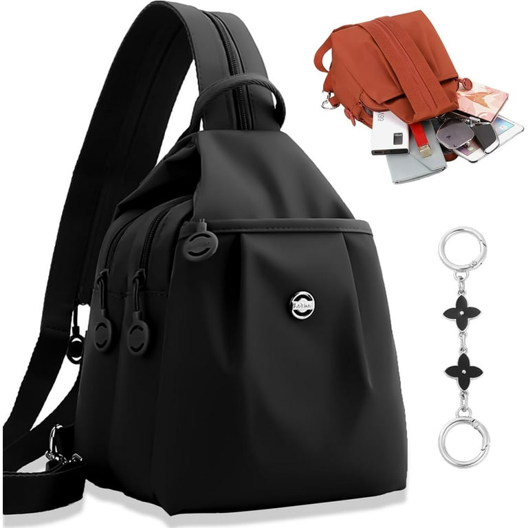 Waterproof 2-Way Commuter Bag, 3-in-1 Convertible Backpack Purse