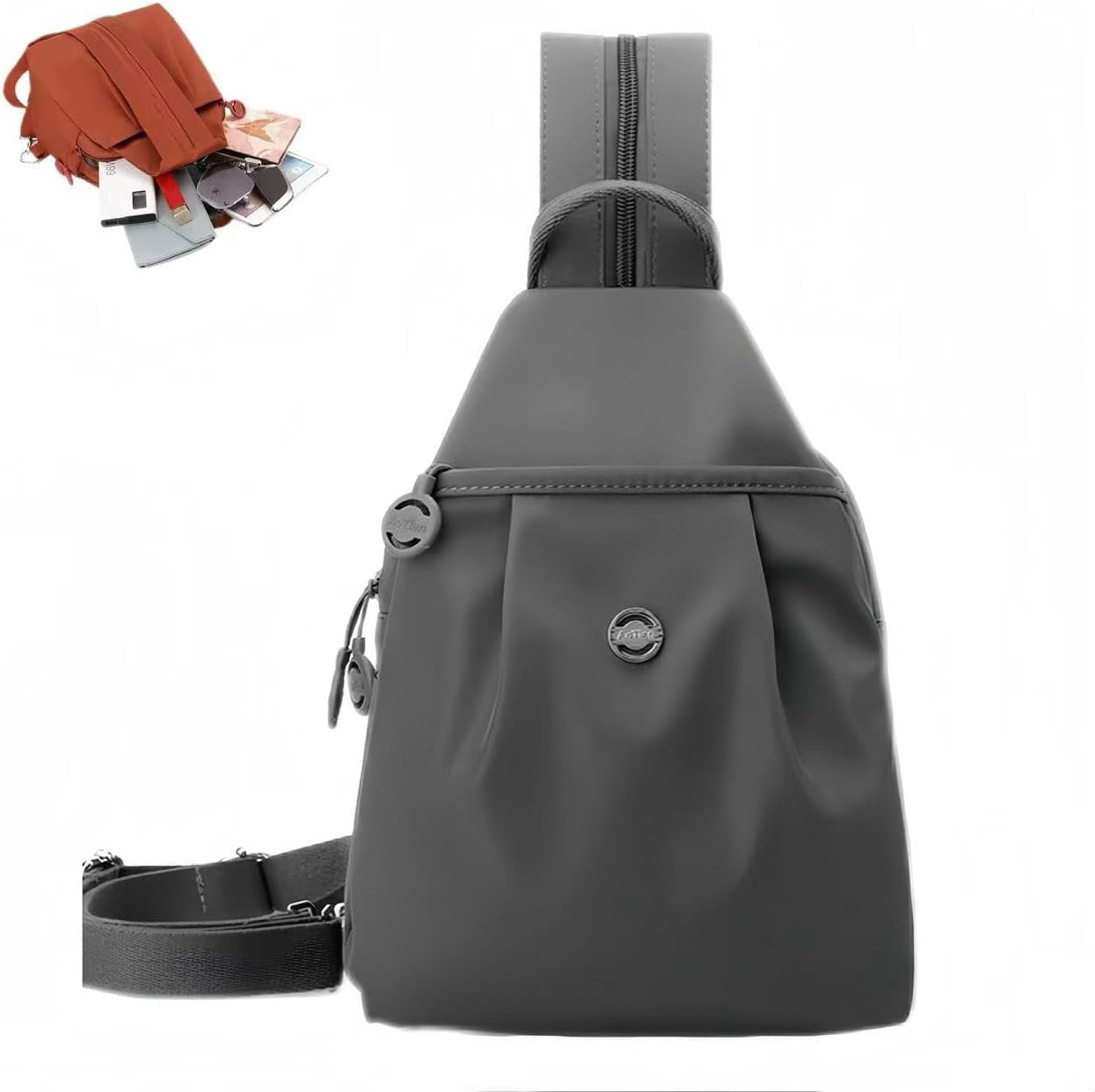 Waterproof 2-Way Convertible Tote Backpack Anti-Theft Work Bag Waterproof 2-Way Commuter Bag, Anti-Theft Convertible  main image 2