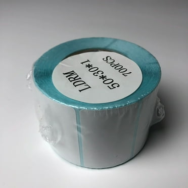 Waterproof 20-30-40-50-60MM Wide Blank Direct Print Thermal Paper Barcode Label Price Tag Roll Oil Proof 50x30mm 700PCS 1Roll