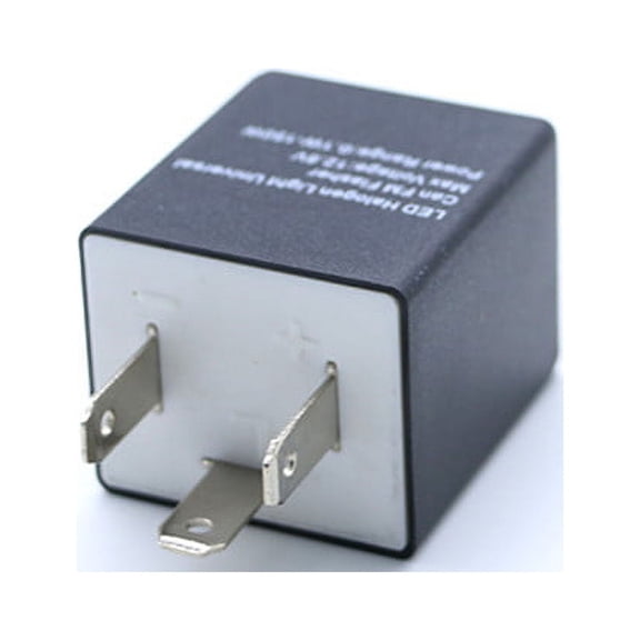 Waterproof 3 Pin Motorcycle Adjustable LED Flasher Relay Fix Hyper Turn Signal