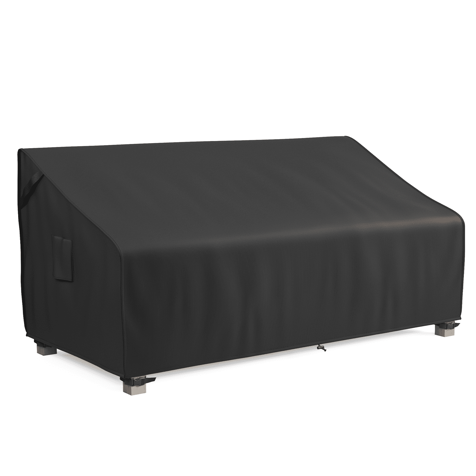 MR. COVER 3-Seater Outdoor Couch Cover Waterproof, Heavy Duty Patio Furniture Cover for Sofa, Heavy Duty Patio Sofa Cover with Air Vent, Anti-UV, 88"W x 40"D x 35"H, Black
