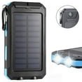 thumbnail image 1 of Waterproof 300000mAh 2 USB Portable Solar Battery Solar Power, 1 of 6