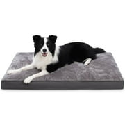 KSIIA Waterproof 35" Dog Bed for Large Dogs with Removable Washable Cover Pet Sleeping Mattress for Large Dogs