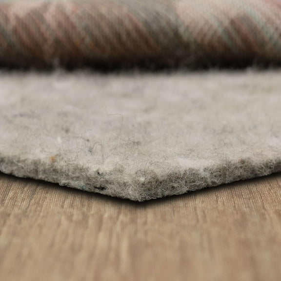 Waterproof 4' x 6' Pet Friendly Non Slip Grip Rug Pad Spill Proof Reversible Felt Cushion + Rubber Gripper Safe for All Floors