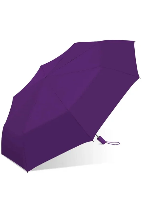 Waterproof 42" Auto Open Super Umbrella Windproof For Travel Oversized Purple