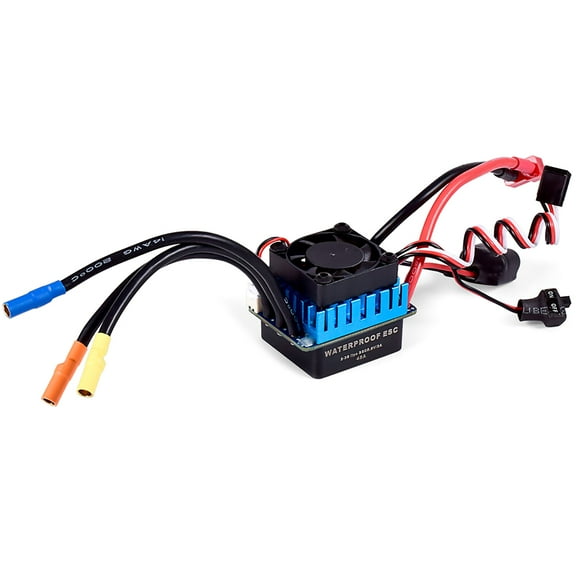 Waterproof 45A ESC Brushless Speed Controller for WLtoys 1/12 RC Car Low Voltage Cut-off Signal Protection