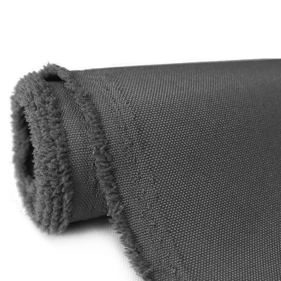 ANMINY Waterproof 600D Marine Canvas Fabric, 58" Width Heavy Duty Polyester Outdoor & Indoor UV Resistant Canvas for Awnings, Boat Covers, Patio Furniture & DIY Projects - Gray