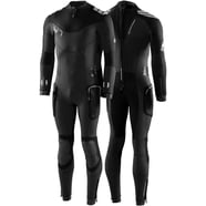 Muta Subacquea Da Uomo Waterproof W5 - Spessore 3.5 Mm, Alta Elasticità, Con Rinforzi Su Ginocchia E Gomiti