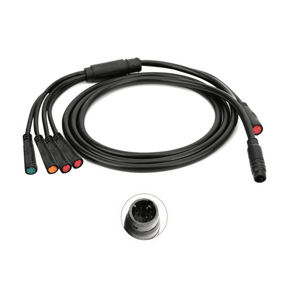 Waterproof 9Pin Main Cable for Electric Bike Controller Dashboard Connection Cable 2PIN+3PIN+5PIN for Some KT Controller