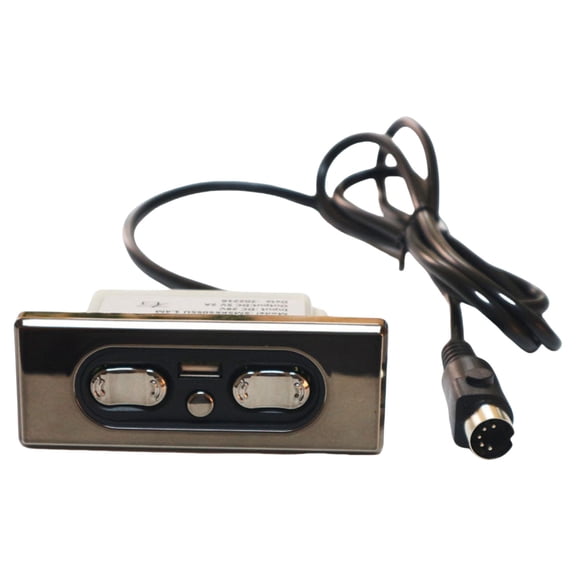 Waterproof ABS Motorized Sofa Remote Double Controllers Systems 5A Current Capacity USB Rechargeable Easy Installion