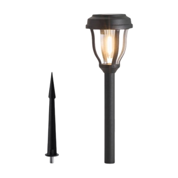Waterproof ABS Solar LED Lawn Light, Simple Nordic Style Ground Plug Lamp, Outdoor Ambient Lighting for Park Layout, Courtyard Garden and Yard Night Landscape