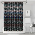thumbnail image 1 of Waterproof Abstract Design Amazing Shower Curtain 72x72 Inch Boho Style Polyester Unique Shower Curtain for Bathroom Hotel Home Decor with 12 Plastic Hooks, 1 of 5