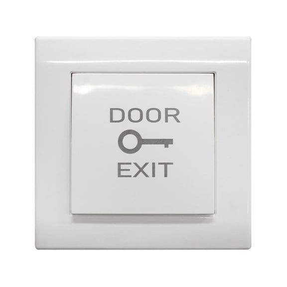 Waterproof Access Control Push Button Switches Panel with NO/NC/COM Output, Self Resetting Mechanism for All Weather Use