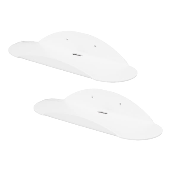 Waterproof Acrylic Floating Wall Shelves Multi Functional Display Organizer Ledges for Security Camera Smart Speaker Pictures 12.60x4.72x2.36 Inches / 32x12x6 cm