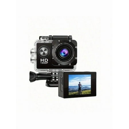 Waterproof Action Camera For Extreme Sports - HD Video And Photo Capture, Portable And Durable Design, 30m Waterproof Depth