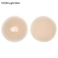 thumbnail image 1 of Waterproof Adhesive Invisible Chest Paste Nippleless Covers Womens Silicone Pasties Breast Nipple Covers 10CM LIGHT SKIN, 1 of 8