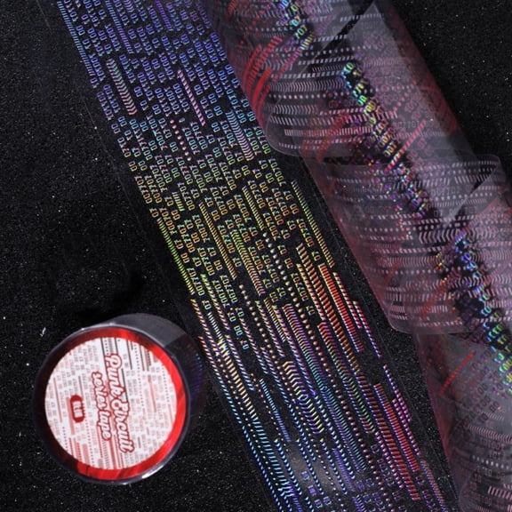 Waterproof Adhesive Tape Punk Theme Tape For Planners And Craft Enthusiasts