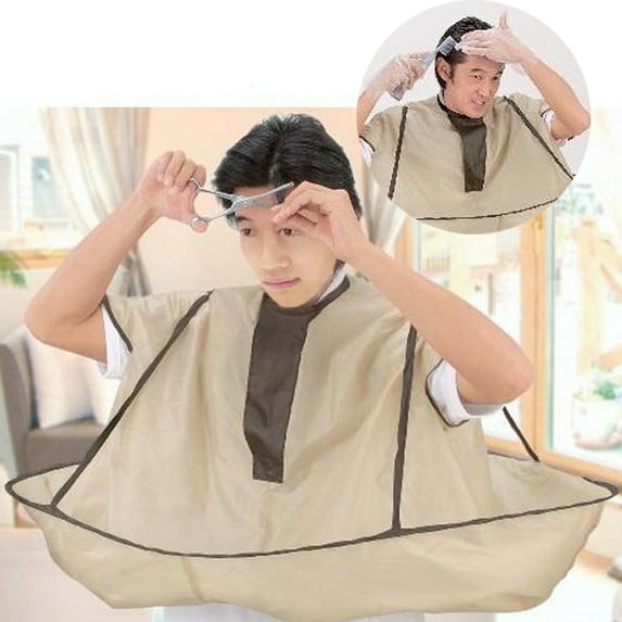Waterproof Adult Hair Cutting Fold Umbrella Cape Salon Barber Hairdressing Apron Haircut Capes Cover Cloth