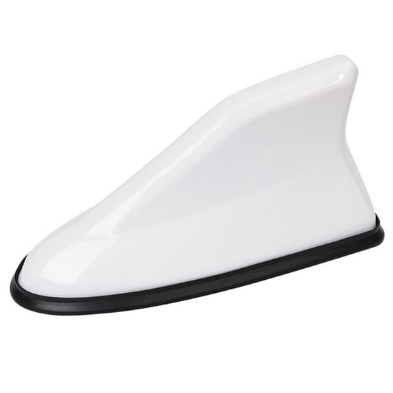 Waterproof Aerial Replacement Self Adhesive Car Shark Fin Antenna Car FM Signal Amplifier Radio Aerials Radio Signal Aerials WHITE