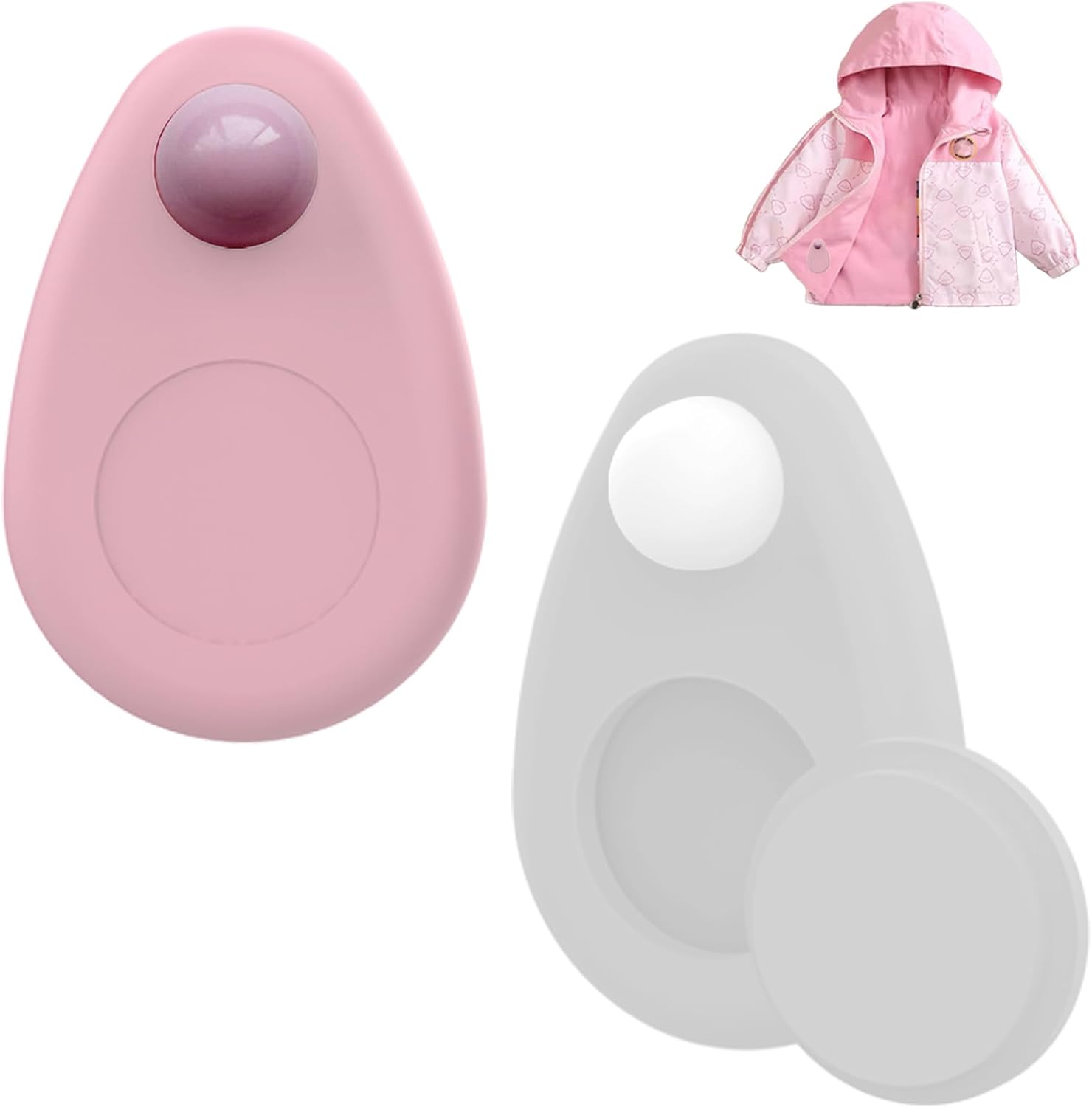 Waterproof AirTag Holder for Kids Hidden, AntiRemoval GPS Tracker Case