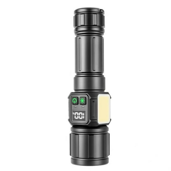 Bright Rechargeable Tactical Flashlight 1000000 Lumen 9 Mode Magnetic Base For Camping Hiking Outdoor Night Dog Walking