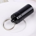 thumbnail image 1 of Waterproof Aluminum Pill Box Bottle Cache Drug Holder Keychain Medicine Box, 1 of 15