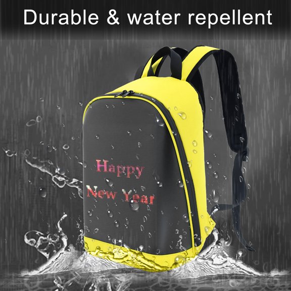 Waterproof And Large Capacity Outdoor Advertising And Promotion Backpack,Yellow
