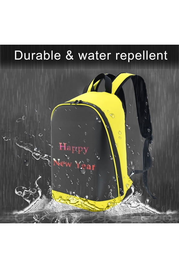 Waterproof And Large Capacity Outdoor Advertising And Promotion Backpack,Yellow