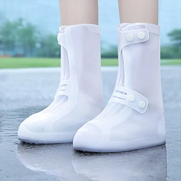 Waterproof Anti-Slip Rain Boot Covers XL Size, Silicone Hyper-Protective Shoe Covers for Heavy Rain