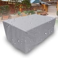 thumbnail image 1 of Waterproof Anti-Uv Durable Oxford Fabric Rectangular Outdoor Furniture Cover, Protects Outdoor Table Set From Rain Snow Dust All-Weather, Versatile Furniture Cover & Outdoor Table Cover with, 1 of 8