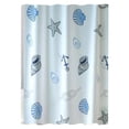 thumbnail image 1 of Waterproof Antimold Shower Curtain, Thickened Bathroom Curtain with Ocean Theme, Easy to Clean Plastic Partition Curtain, Includes Hanging Rings for Easy Installation, 1 of 6