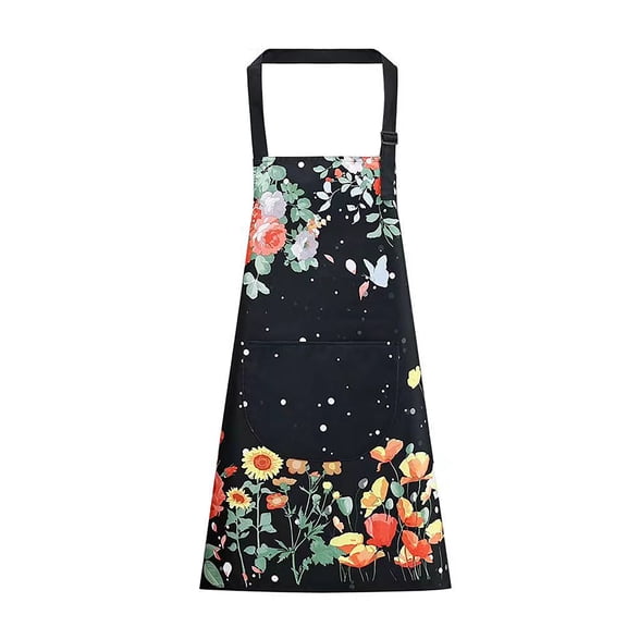 Waterproof Apron with Breathable Fabric Oil-proof Kitchen Apron for Home Cooks Cooking Baking Work Clothes Multipurpose