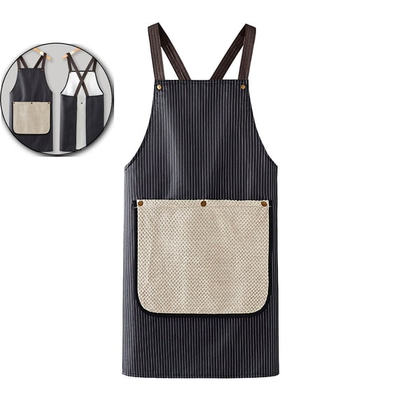 Waterproof Apron with Detachable Hand Towel – Oil-Resistant, Breathable, Adjustable for 40-90kg