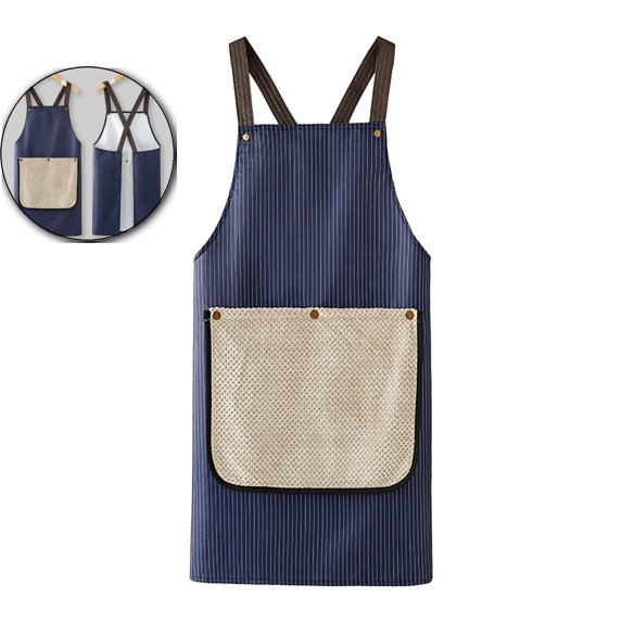 Waterproof Apron with Detachable Hand Towel – Oil-Resistant, Breathable, Adjustable for 40-90kg