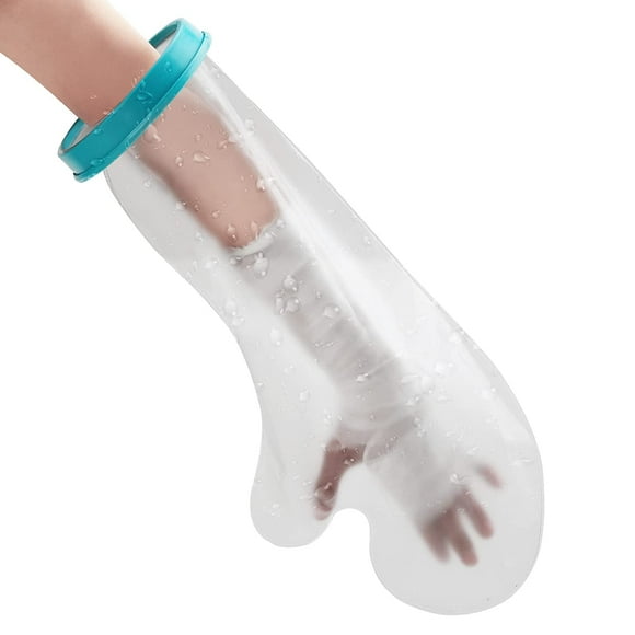 Waterproof Arm Cast Cover Protector for Shower Bath, Reusable Adult Half Arm Cast Sleeve Bag Covers for Shower Wound Arms, Hands, Elbow, Wrist, Finger