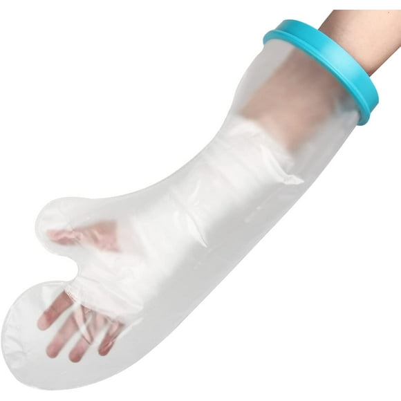 Waterproof Arm Cast Cover for Shower Bath, Adult Reusable Extra Large Half Arm Cast Covers Protector Shower Bag for Wound Arm, Hands, Wrists, Elbow, Finger
