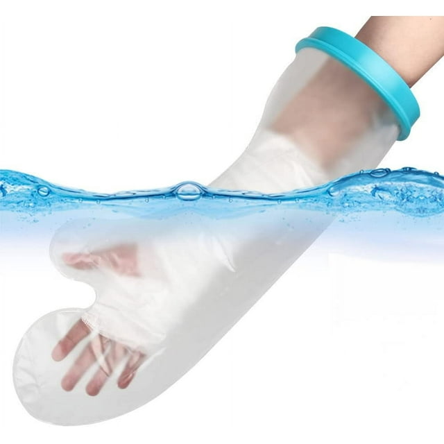 SunshineFace Waterproof Arm Cast Cover, Reusable Shower Wound Protector