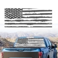 thumbnail image 1 of Waterproof Automotive Decals & Stickers Vinyl Gray American Flag, 65" x 17", 1 of 10