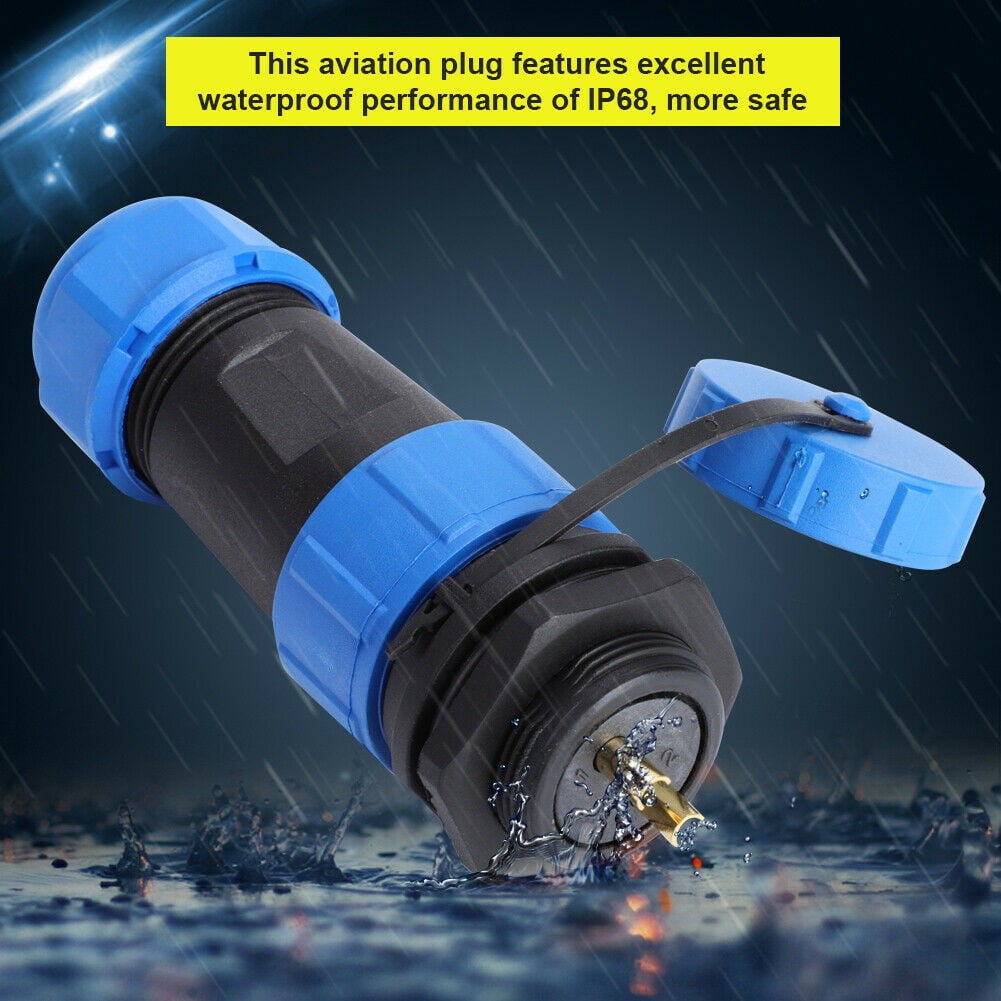 Waterproof Aviation Connector with Socket Sp21 2/3/4/5/6/8/9/12 Pin ...