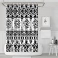 thumbnail image 1 of Waterproof Aztec Shower Curtain 72x72 Inch Boho Style Polyester Unique Shower Curtain for Bathroom Hotel Home Decor with 12 Plastic Hooks, 1 of 5