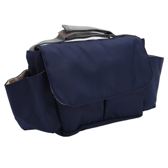 Waterproof Baby Stroller Organizer Bag with Large Capacity Diaper Pockets, Multipurpose Universal Stroller Storage Accessory, 10 x 8 Inches / 25.4 x 20.3 cm