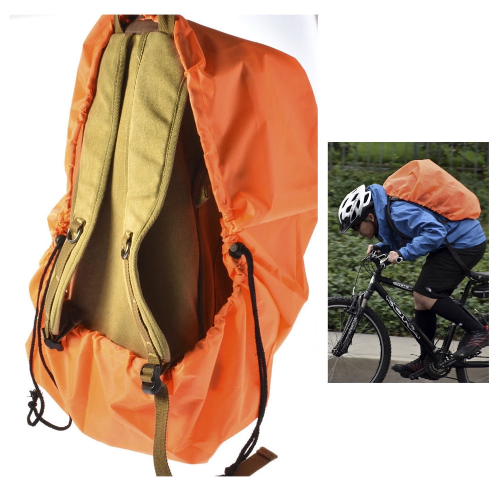 Rains orange shop backpack