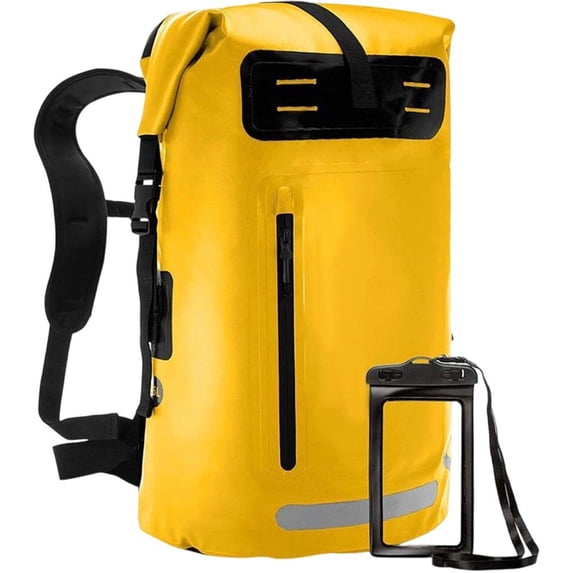 Waterproof Backpack ,PVC Large Capacity, 20-35L Outdoor Rucksack Hiking Daypack Camping Bag For Travel Skiing