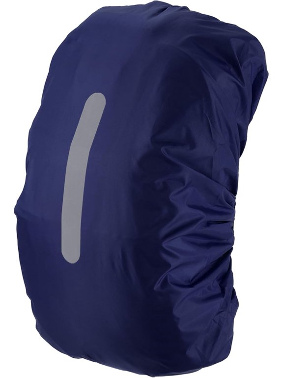 Waterproof Backpack Rain Cover, Non-Slip Backpack Cover with Vertical Reflective Strap Stay Dry for Hiking, Camping, Hunting