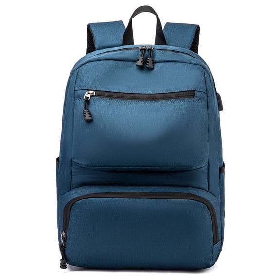 Waterproof Backpack for Men Business USB Charging Male Backpack Large 15.6 Inch Laptop Computer Rucksack Men School Backpack Bag,Blue