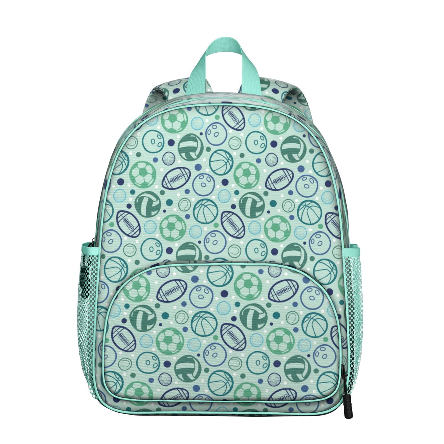 Waterproof Backpack for Students - Durable, Adjustable with Team Prints for Baseball, Football, and Soccer